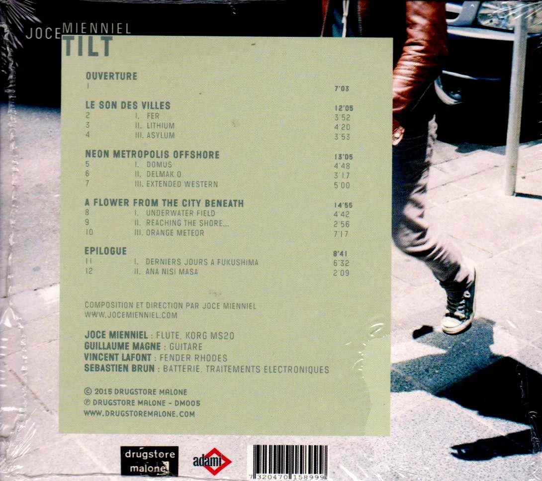★ Rare CD: Jocelyn Mienniel – Tilt | Original edition 2015, new in blister ♫ – photo 2